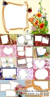 Collection of Spring Photo frames pack 17