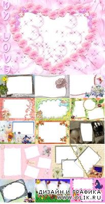 Collection of Spring Photo frames pack 22