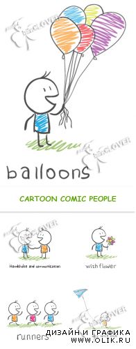 Cartoon comic people 0237