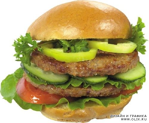 Фаст Фуд: гамбургер, сэндвич, чизбургер, биг-мак