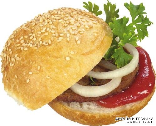 Фаст Фуд: гамбургер, сэндвич, чизбургер, биг-мак