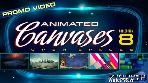 Animated Canvases Collection 08: Open Spaces