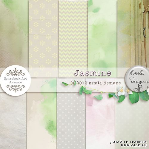 Нежный скрап-набор - Jasmine