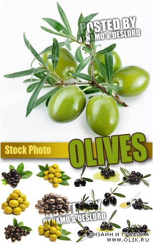 Оливки - Растровый клипарт