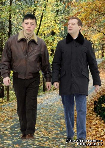 Фото со знаменитостями - Премьер Медведев