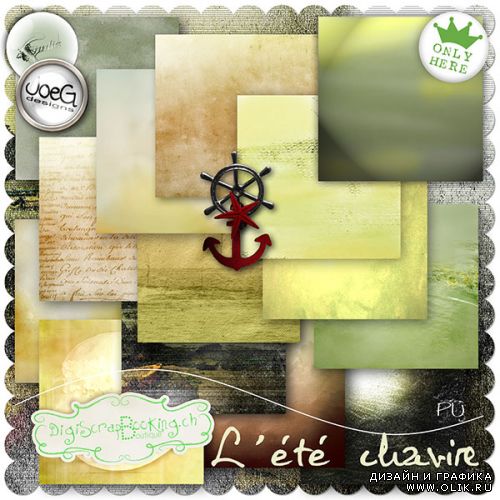 Морской скрап-набор - Lete chavire