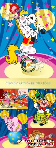 Circus cartoon Illustrations 0245