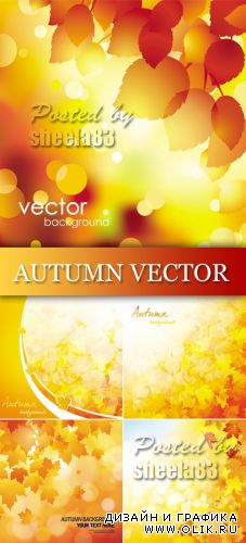 Autumn Backgrounds Vector