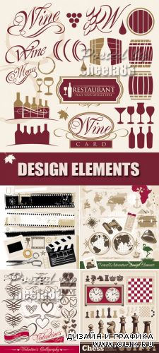 Various Design Elements Vector