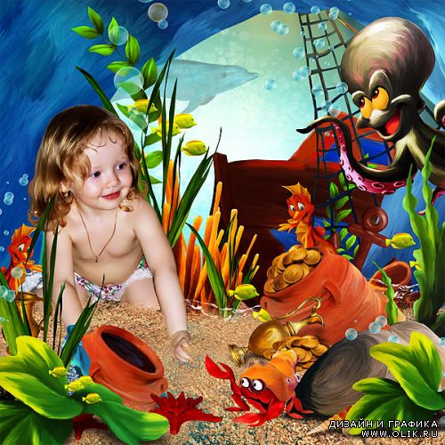 Детский скрап-набор - Sunken Treasure