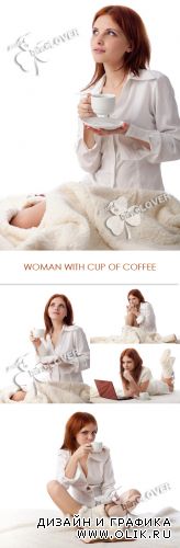 Woman with cup of coffee 0265