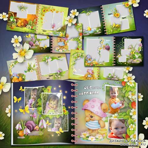 Детская фотокнига - Baby photobook - Книжка с картинками