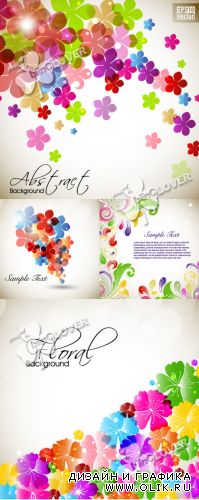 Beautiful floral background 0272