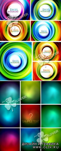 Abstract swirl blurred backgrounds 0273