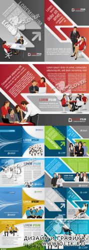 Template for business brochure 0286