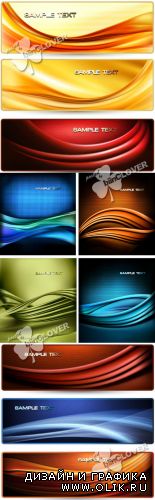 Elegant abstract backgrounds and banners 0289