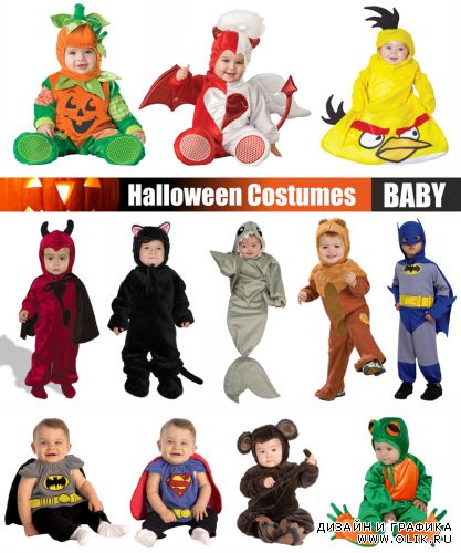 Малыши в костюмах на Хэллоуин / Baby's costumes on Halloween