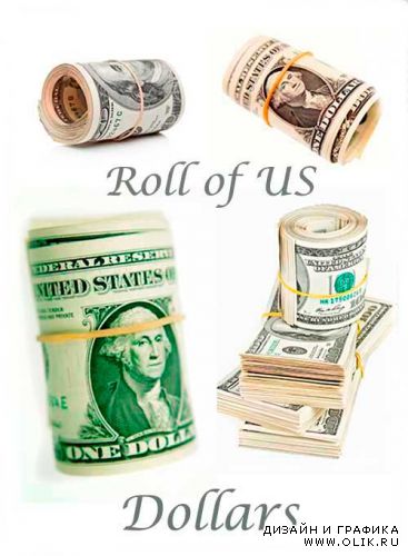 Ролл Долларов США / Roll of US Dollars