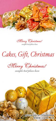 Торты, Подарки, Рождество / Cakes, Gift, Christmas