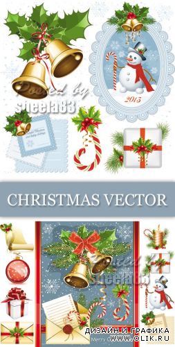 Christmas Elements Vector Set