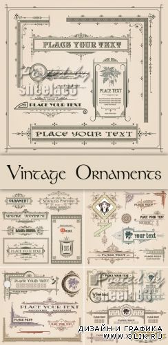 Vintage Frames & Ornaments Vector