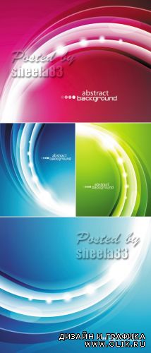 Abstract Shiny Backgrounds Vector
