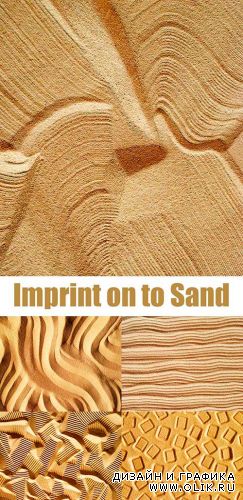 Фоны - Отпечаток на песке / Backgrounds - Imprint on to sand