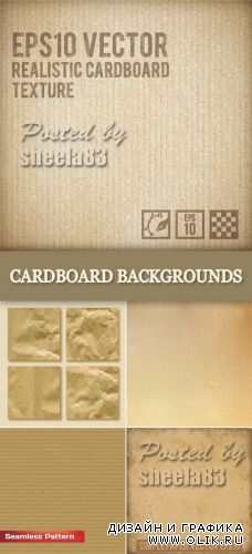 Cardboard Backgrounds Vector