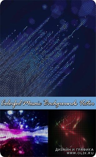 Colorful Mosaic Backgrounds Vector