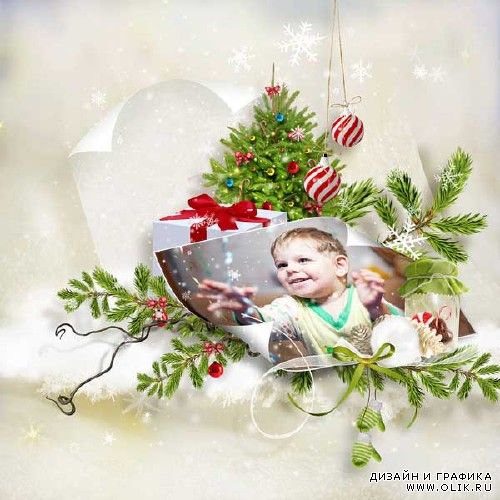 Рождественский скрап-набор - Веселое Рождество 