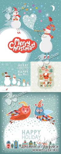 Christmas and New Year card 0341