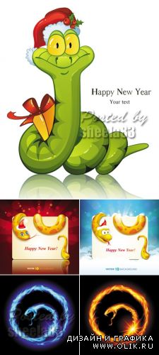 2013 Year of Snake Vector 2
