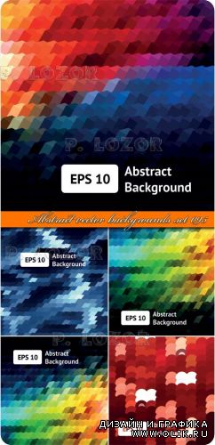 Абстрактные фоны часть 095 | Abstract vector backgrounds set 095