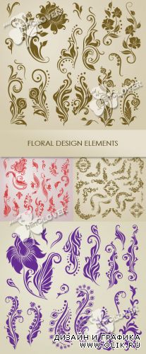 Floral design elements 0348