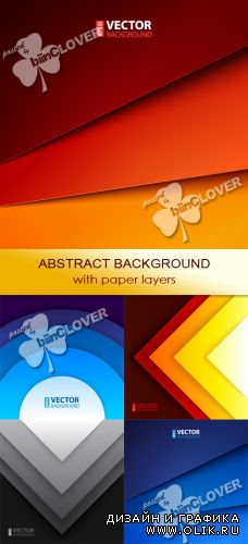 Abstract background with paper layers 0351