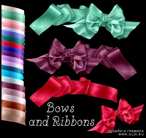 Bows and Ribbons color pack