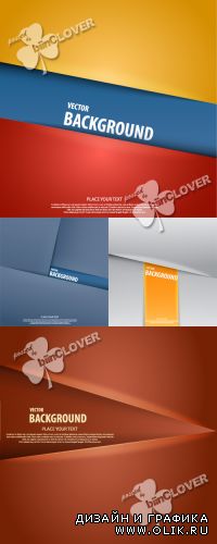 Background of colorful cut paper 0369