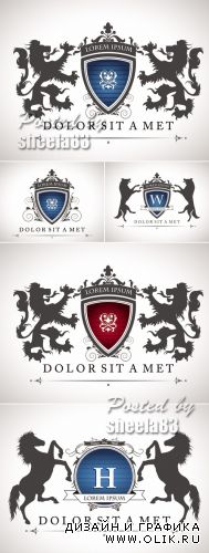 Royal Emblems Vector