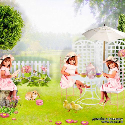 Скрап-набор Girl's Garden - Сад Маленькой Принцессы