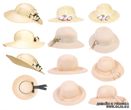 Шляпы и шляпки для фотошопа