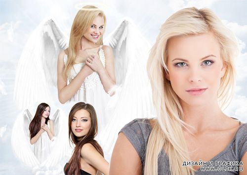 Женский шаблон – Я могу быть ангелом