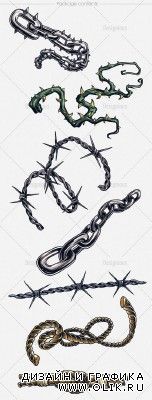 Shackled Vector Cliparts Pack 1