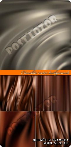 Шоколоад фоны и текстуры | Chocolate vector backgrounds