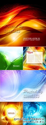 Color Abstract Backgrounds Vector