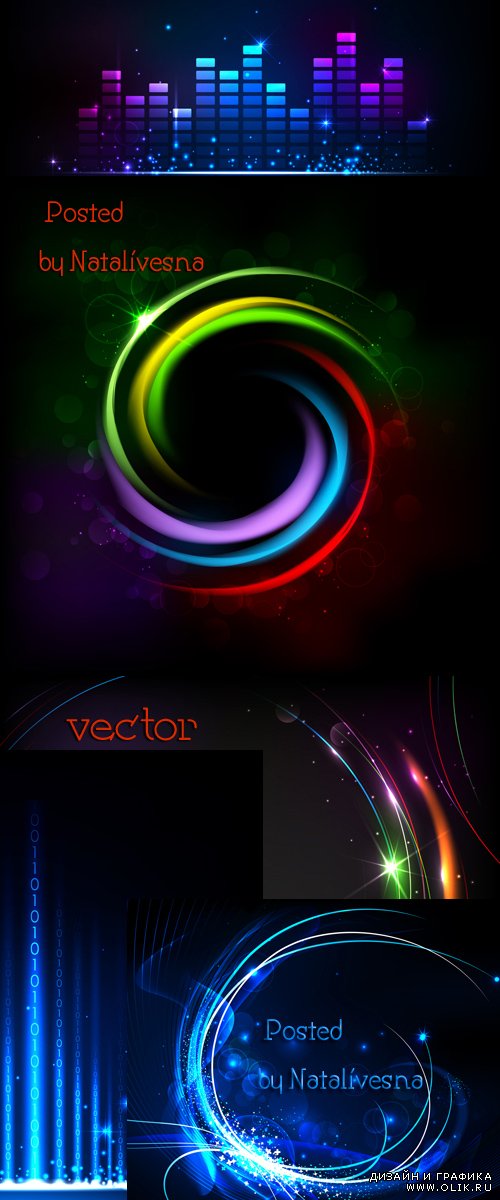 Абстрактные круги в Векторе / Vector - Abstract circles