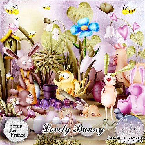 Скрап-комплект - Lovely Bunny