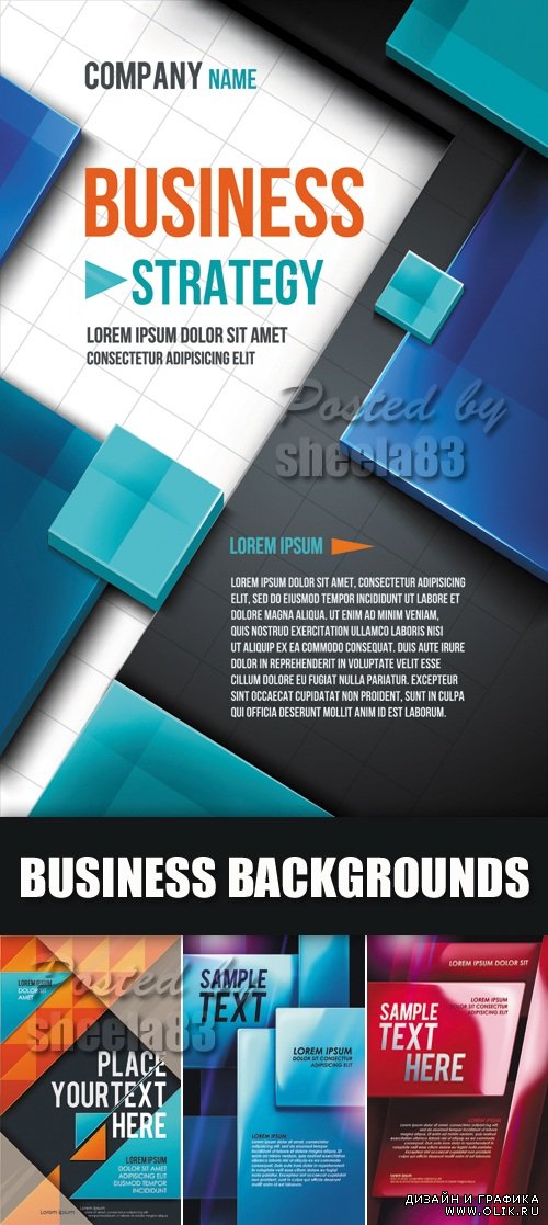 Business Abstract Backgrounds Vector