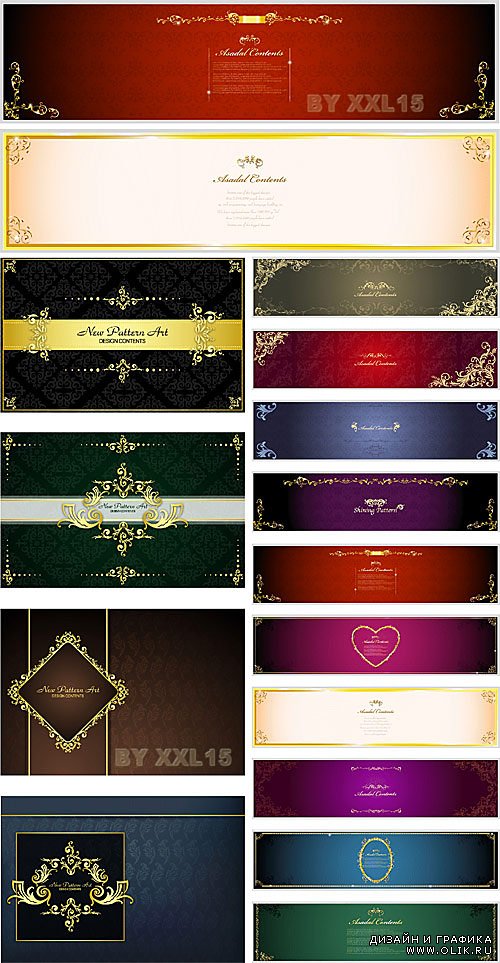 Luxury backgrounds and banners