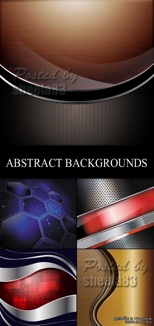 Modern Abstract Backgrounds Vector