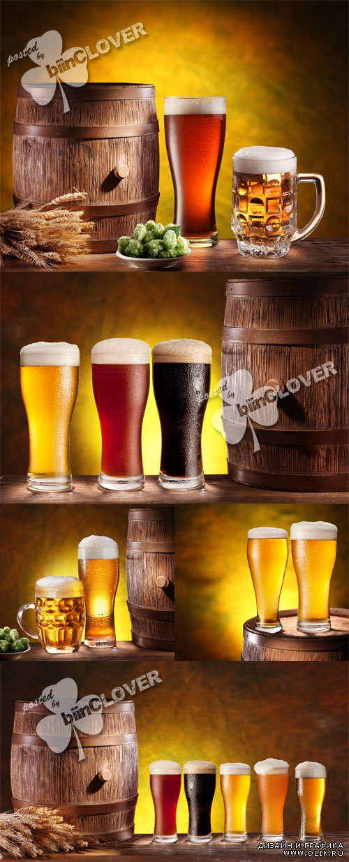 Beer glasses background 0430